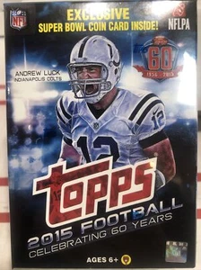 2015 Topps Football Blaster Box 10 Card Packs with 8 Cards Per Pack 81CardsTotal - Picture 1 of 6