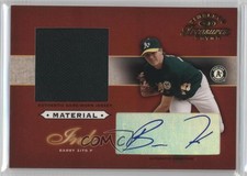 2003 Donruss Timeless Treasures Material Ink /50 Barry Zito #MI-6 Auto