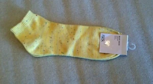  New Nordstrom  Womens Socks Yellow  Comfortable Size 61/2 - 12 - Picture 1 of 5