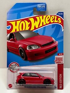 Hot Wheels Target Red Edition '99 Honda Civic Type R (EK9)