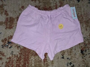 Girls Shorts Size 14/16 XL Drawstring Shorts Purple Color NWT Cat & Jack Cl34 - Picture 1 of 4