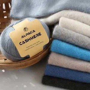 Premium Soft & Warm Cashmere Alpaca Wool Yarn Anti-Pilling 50g/1.76oz 383yd B-50 - Picture 1 of 7