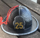 Casque de pompier ornement métal vintage chapeau de feu forme décoration U38