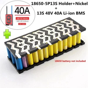 Daly 13S 48V 40A Li-Ion BMS + 5P13S Halter + Nickel Kits für Akku AEU - Bild 1 von 18
