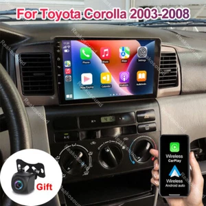 Navi Carplay For Toyota Corolla 2003-2008 Android 13.0 Car Stereo Radio GPS WiFi - Picture 1 of 10