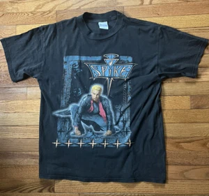 Vintage Y2K 2001 Buffy The Vampire Slayer Spike T-shirt Large Big Graphic - Picture 1 of 11