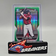 2023 Bowman Chrome Baseball Cristofer Torin 1st BCP-204 TRUE Green /99 HBX