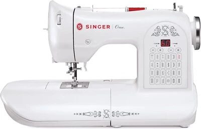 Singer One Computer-Nähmaschine - Weiß, zwei Jahre Garantie - Bild 1 von 4