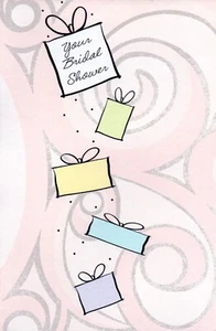 Warm BRIDAL SHOWER Card FOR BRIDE Gifts, Pink,  by American Greetings + Envelope - Picture 1 of 4
