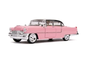 JADA HOLLYWOOD RIDES 1955 CADILLAC FLEETWOOD PINK 1:24 DIECAST MODEL NEW NO BOX - Picture 1 of 5
