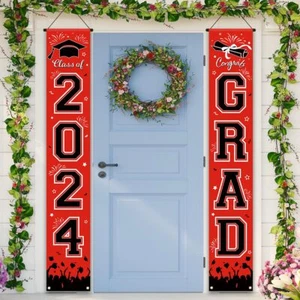 Graduation Decorations Class of 2024 Congratulations Congrats Grad Front Porc... - Picture 1 of 6