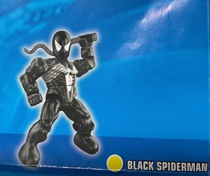 Mega Bloks 2010 Marvel Serie 1 Minifigure Spiderman Nero Sigillato in Busta - Foto 1 di 2