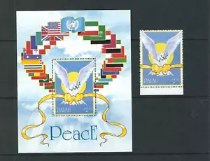 Palau SC # 291-292 Fairy Tern and Yellow Ribbon. To Honor those Who Served .Mint - Picture 1 of 1