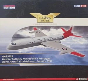 Corgi 1/144 AA35603 Hawker Siddeley Nimrod MR.1 Prototype, RAE, Bedford, England - Picture 1 of 17