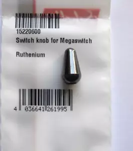 Schaller Switch Button Switch Tip for Megaswitch Ruthenium 1pc - Picture 1 of 2