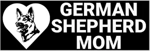 GERMAN SHEPHERD MOM BUMPER STICKER DECAL DOG - Picture 1 of 1