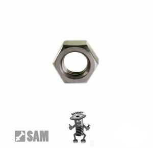2 Stück TITAN Gr.5 Zollmuttern Sechskantmuttern ANSI/ASME B18.2.2 UNC 1/4" -20 - Bild 1 von 1