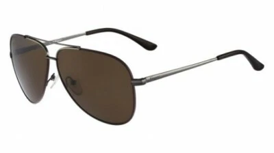 Nuevas gafas de sol Salvatore Ferragamo SF131S para hombre aviador - marrón - venta al por menor $296 Foto 1 de 4