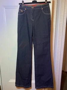Roberta Di Camerino Damen Hose Mid Rise Jeans Freizeit Dark Navy. Medium. - Bild 1 von 7