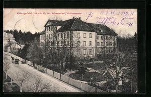 Ansichtskarte Königsfeld /Schwarzw., Mädchenanstalt mit Anlagen und Straße 1911 - Picture 1 of 2