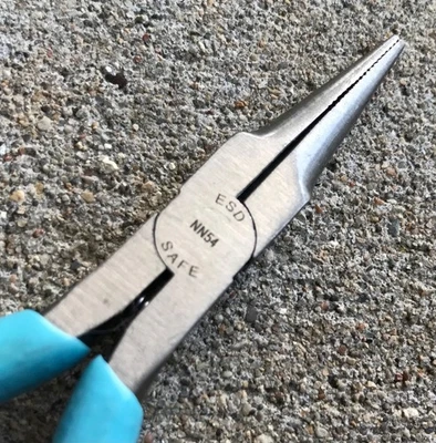 Weller Xcelite NN54, ESD Safe, needle nose pliers - Image 1 of 4