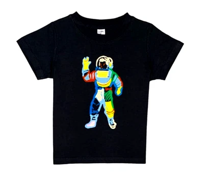 Nueva camiseta tejida Billionaire Boys Club Kids BB Astro SS negra TALLA 4T PRECIO DE VENTA SUGERIDO POR EL FABRICANTE $45 Foto 1 de 2