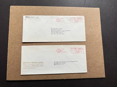 US 1966 University Meter Cover (150a) +Drexel Inst Technology +75th Anniv X2 - Image 1 of 3