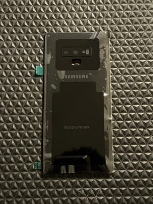 Заднее стекло Samsung Galaxy Note 9 SM-N960 OEM сервисный пакет черное - Изображение 1 из 2