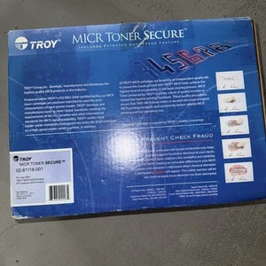 TROY MICR 02-18944-001 Toner Oryginalny Nowy OEM Zapieczętowany Pudełko Darmowa wysyłka - Zdjęcie 1 z 9