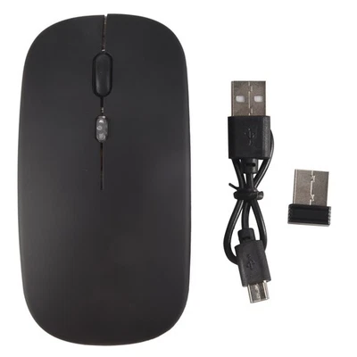 Kabellose Maus Bluetooth 5.1 Wiederaufladbare LED Stille Maus USB Optisch E8854 - Bild 1 von 4