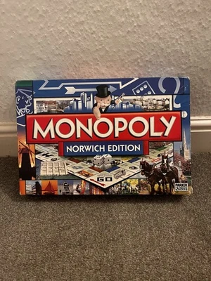 Monopoly Norwich Edition Board Game 2010 Hasbro Complete - Image 1 of 4