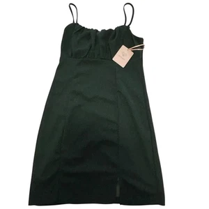Lottie Moss Babydoll Whimsigoth Fairy Grunge Dark Green Y2K Slip Dress Size XS - Picture 1 of 5