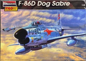 Monogram 1/48 F-86D Dog Sabre 85-5960 Complete Sealed Bags Plastic Model Kit - Picture 1 of 6
