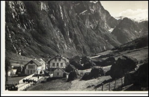 Norge Noruega ~1925 GUDVANGEN casas barranco lote postal vintage - Imagen 1 de 1