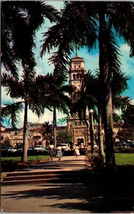 Vintage Rio Piedras PR Universität von Puerto Rico Campus Roosevelt Tower Postkarte - Bild 1 von 2