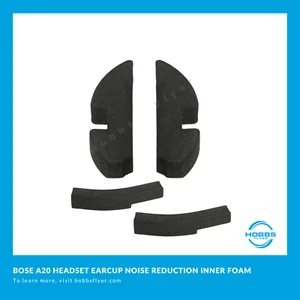 Auriculares de espuma interna acústica con reducción de ruido para auriculares de aviación Bose A20 - Imagen 1 de 1