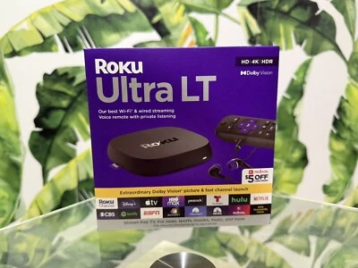 Roku Ultra LT HD/4K/HDR Dolby Vision 4-Core Streaming Media Player - Image 1 of 4