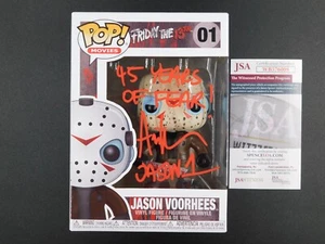 Ari Lehman Signed Funko Pop 01 Friday The 13th Jason Voorhees 45 Years JSA COA - Picture 1 of 7