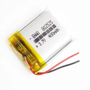 3.7V 400mAh 802525 Lipo Li polímero batería recargable para la cámara GPS Video Pen - Imagen 1 de 3