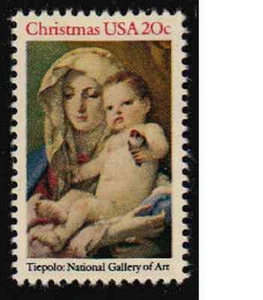 Scott # 2026...20 Cent.. .Christmas...5 Stamps - Picture 1 of 1