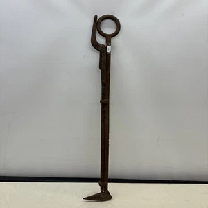 Antique Cast Iron Hay Spear ~ AS FOUND BARN FIND ~ Not Working Properly ~ Decor! - Picture 1 of 9