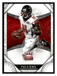 2016 Panini Crown Royale #49 Julio Jones Platinum #/49 - Picture 1 of 2