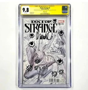 Doctor Strange #2 1:200 Variant CGC SS 9.8 by Alex Ross & Bachalo w/ Sketch - Picture 1 of 3