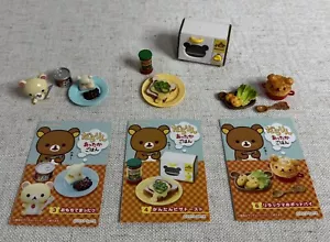 Rilakkuma Re-Ment San-X Miniature Relaxing Hot Meals Dollhouse SETS LOT - Picture 1 of 5