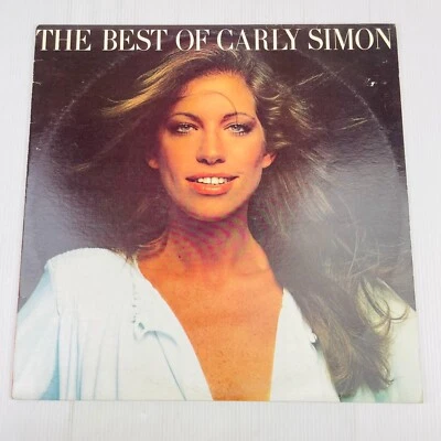 The Best of Carly Simon 1975 Vinyl Record + Lyrics Insert - Image 1 of 4