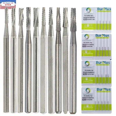 Wave Dental Surgical Bur Long 557L 702L 701 558 556 Carbide Burr 25mm High Speed - Image 1 of 4