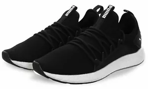 Puma NRGY Neko Puma Black White running sport trainers mens uk 11 eu46 black new - Picture 1 of 2
