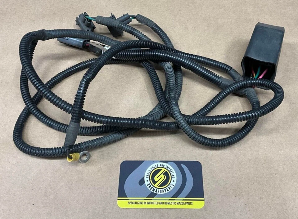 99-00 Mazda Miata OEM NB NB1 Fog Light Foglight Plug Pigtail Wiring Harness  - Bild 1 von 1