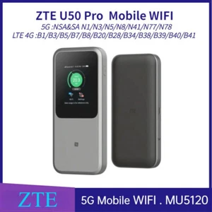 ZTE Portable WiFi 5G Router MU5120 WIFI 6 MU5120 10000mAh 3600Mbps Hotspot - Picture 1 of 11