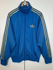 ADIDAS ORIGINALS FIREBIRD TT OG Jacke Blau Hellblau Gold Gr. L Retro Vintage - Bild 1 von 21